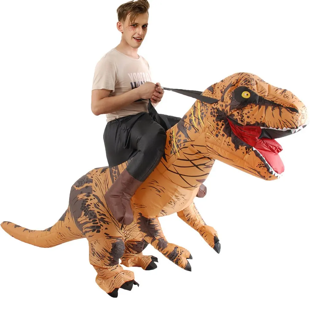 

Halloween Mount Tyrannosaurus Cartoon Costume Inflatable Dinosaur Party Adult Performance Costume Props