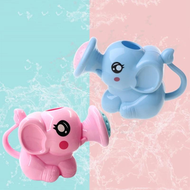 1 Pc Funny Small Elephant Watering Pot Baby Kids Bath Toys Plastic Watering Can Beach Play Sand Toy Gifts for Children 5