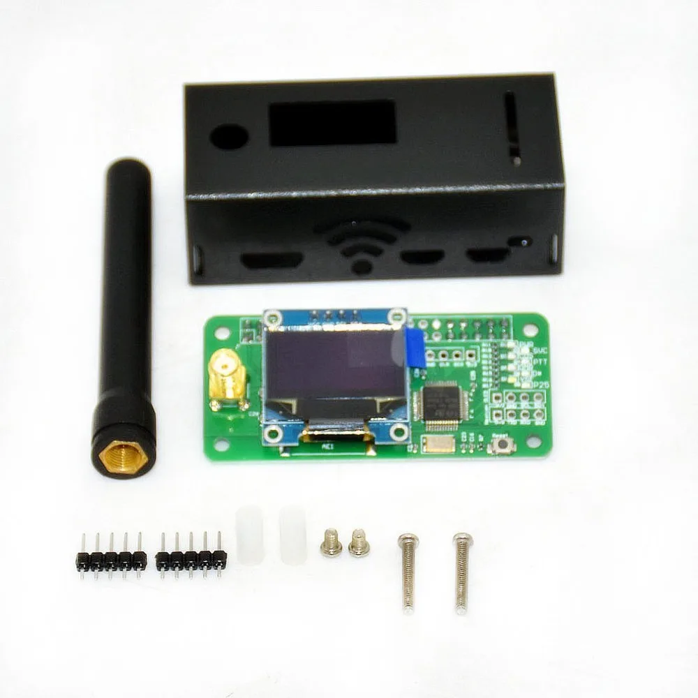 V1.7 MMDVM точка доступа Pi-Star антенна+ металлический чехол+ OLED+ MMDVM модуль точки доступа поддержка P25 DMR YSF для Raspberry pi