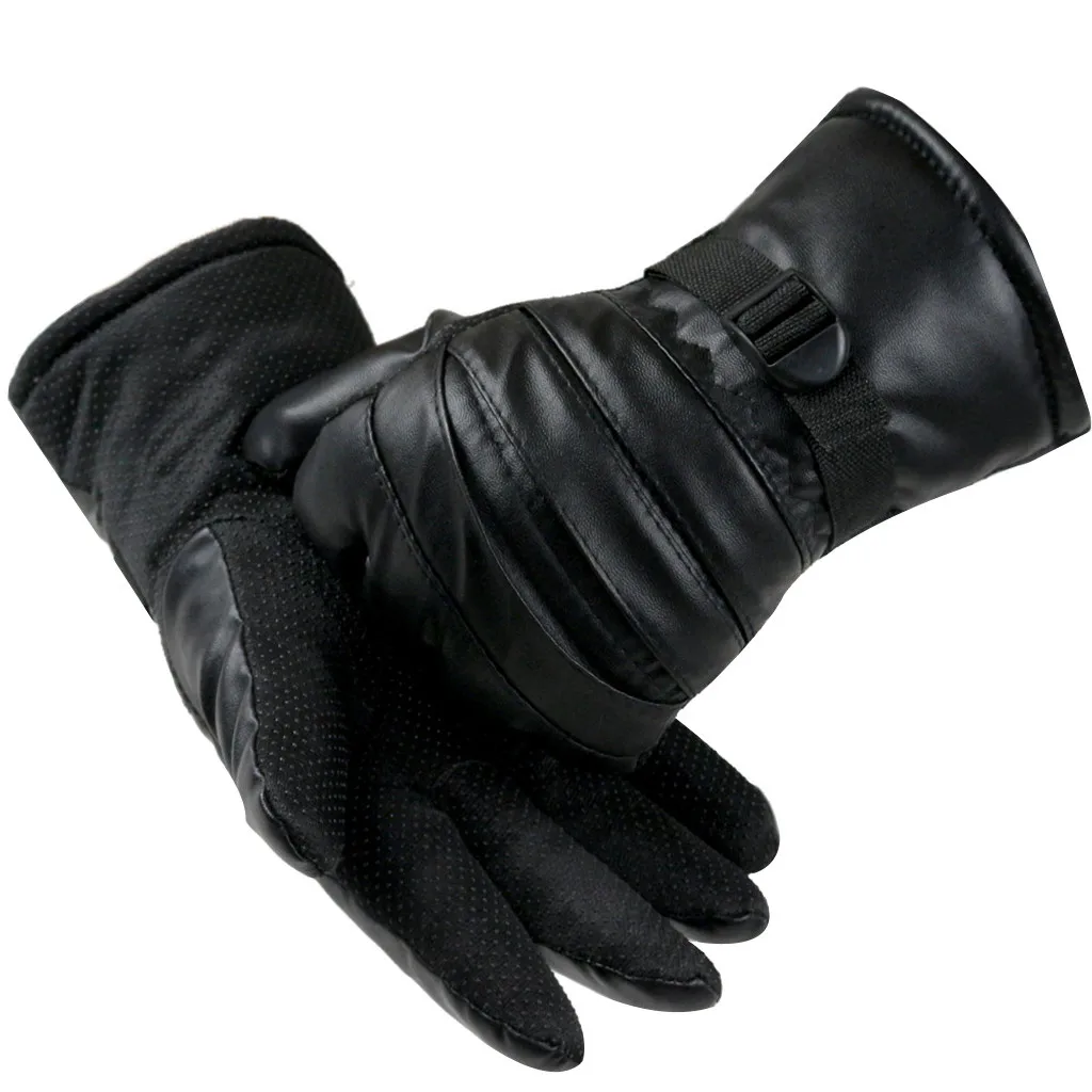 Мужские тактические перчатки зимние теплые бархатные перчатки с сенсорным экраном полный палец перчатки для велоспорта перчатки для бега# Zer