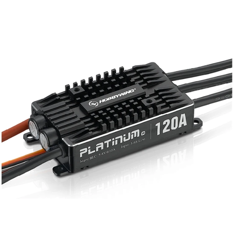 Aerops HOBBYWING Platinum 120A V4 RC модель бесщеточный двигатель ESC Регулятор скорости подходит для 505 550 600 вертолета