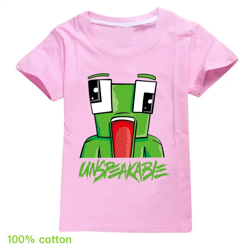 Kids UNSPEAKABLE Short Sleeve T-Shirt Boys Girls Top 14 Color Summer Casual Tee