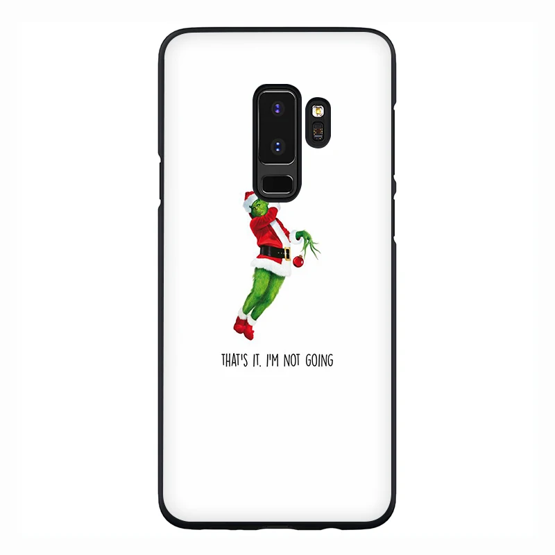 B4 EWAU Монстр Гринч силиконовый чехол для телефона для Samsung Galaxy S6 S7 край S8 S9 S10 плюс S10e Note 8, 9, 10, M10 20 30 40 - Цвет: B4