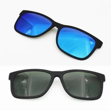 Модель No TJ011 одиночный клиппинг TAC поляризованные Квадратные Солнцезащитные очки линзы для миопия, Гиперметропия очки дополнительный зажим для солнцезащитных очков