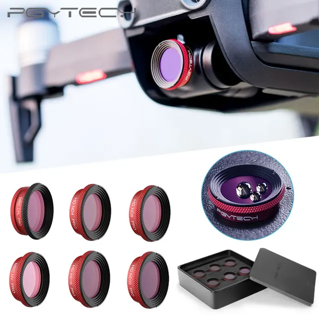 $US $75.91 PGYTECH  Filter For DJI MAVIC Air PRO Lens Filters UV CPL ND4 ND8 ND16 ND32 Filter kit MAVIC Air Dr