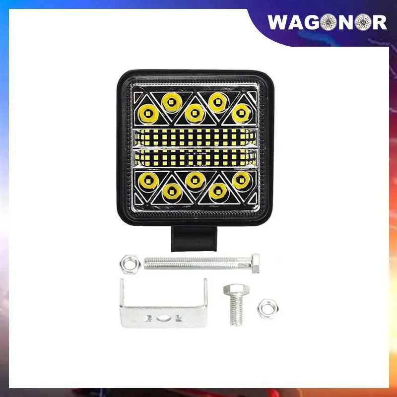 

2Pcs 4" 102W Square LED Work Light Bar OffRoad 12V 24V Flood Spot LED Light Bar for Truck Auto 4x4 ATV Boat Car Extrnal Light