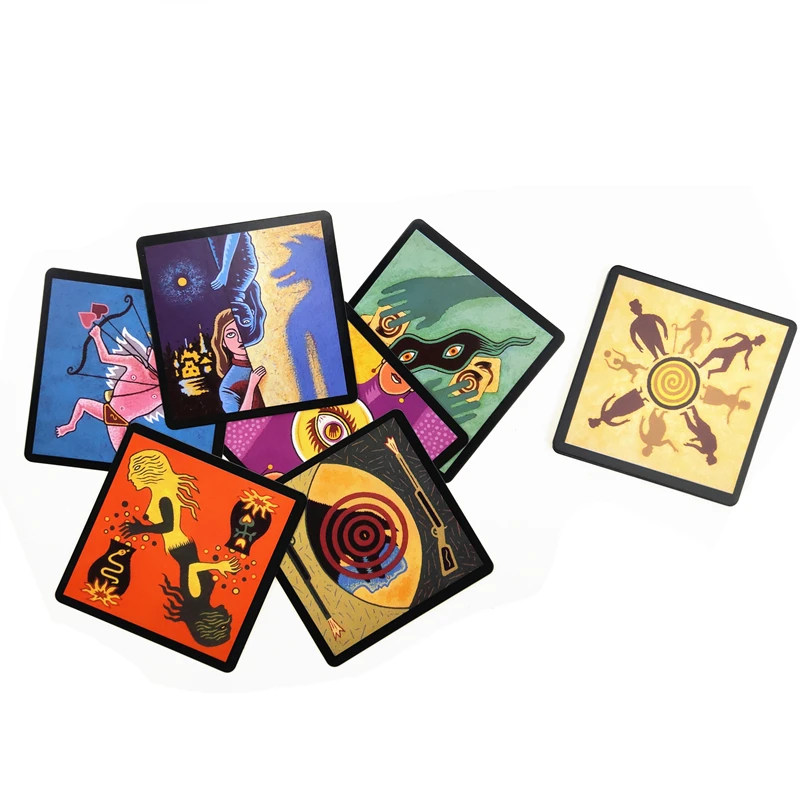 Werewolf and Cat Tarot Card Deck Board Game English Family Funny Entertainment Board Game Fun Deck Playing Cards Gift Box