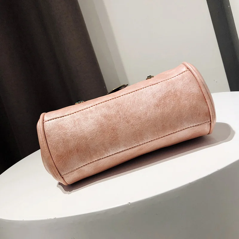 

2018 New Style Fashion Korean-style Flower Colorful Crystals Shell Bag Iron Clamp Mouth Shoulder Oblique WOMEN'S Bag