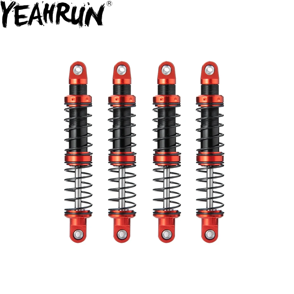 Масляный Регулируемый пружинный амортизатор YEAHRUN 75/85/95/105/115/125 мм для 1/10 D90 SCX10 TRX4 RC