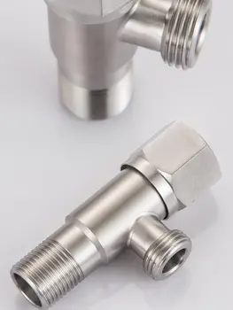 

Free Shipping YUJIE JY6026 Angle valve toilet thickened hot and cold water heater toilet extension water stop valve switch