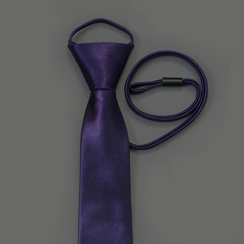 7 см* 48 см мужской галстук-трос для шеи, галстук-трос в полоску, деловой, легко тянет на молнии, галстук, модная мужская Брошь маленький цветок из прозрачного хрусталя ленивый галстук - Цвет: 12