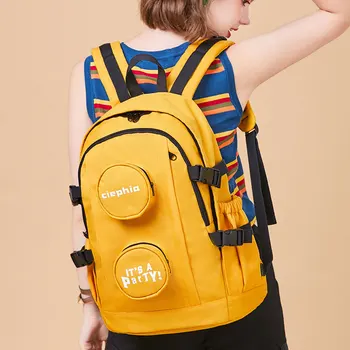 

Ciephia Waterproof Oxford Fashion Backpacks for Teenager Girls 14inch Laptop Women Bagpack Travel College Schoolbag Round Pocket