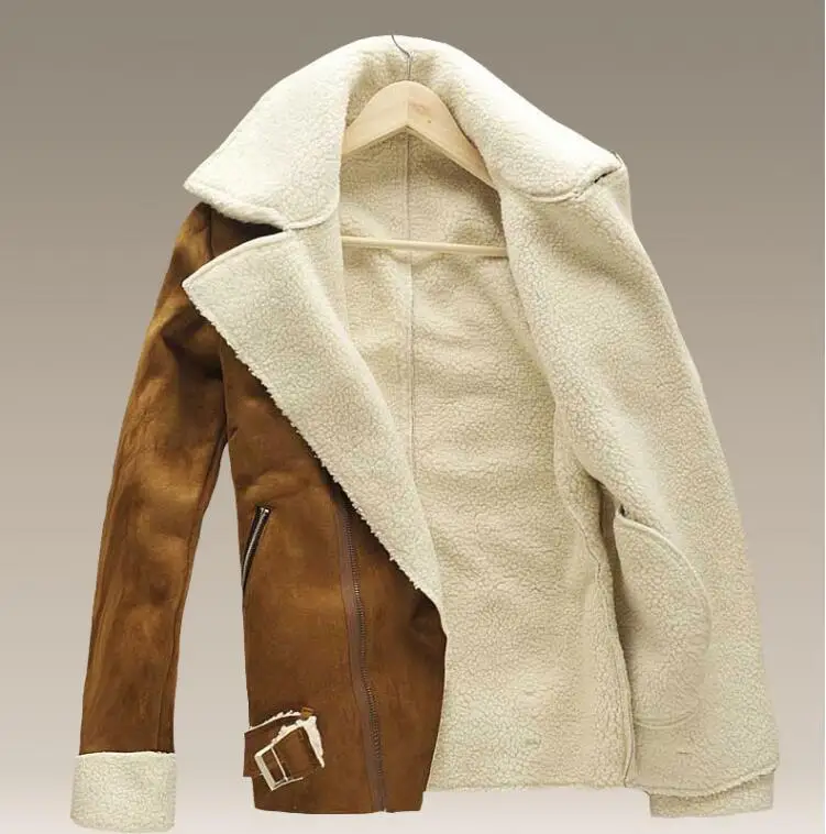 Мужские зимние куртки и облегающие пальто, теплые замшевые куртки, новые модные мужские утолщенные пальто и кожаные куртки хорошего качества