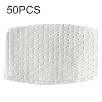 

50pcs Outdoor 4 Layers Dustproof Disposable Mask Gasket Sandstorm Hospital Anti Haze Air Pollution Daily Waterproof Breathable