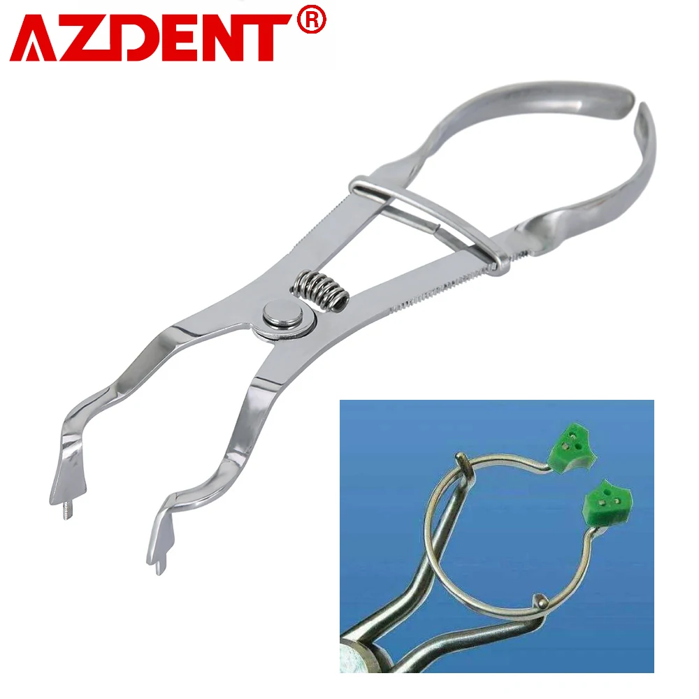 Anel de Borracha Quadro com Anel de Colocação Inoxidável Watercress Formando Peça Alicates Anel Rachado Ligando 1pc Aço