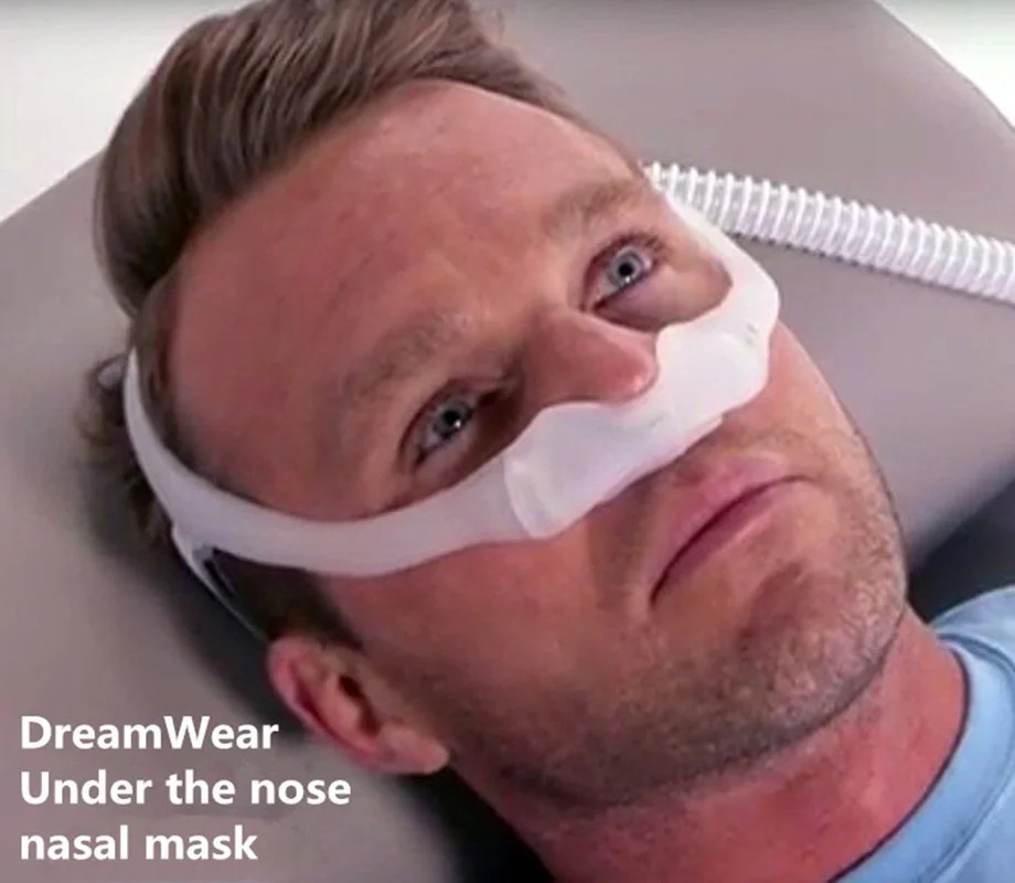 

DreamWear Nasal Pillows with Headgear and Four Cushins（S, SW ,M,MW ）for Sleep Snoring and Apnea