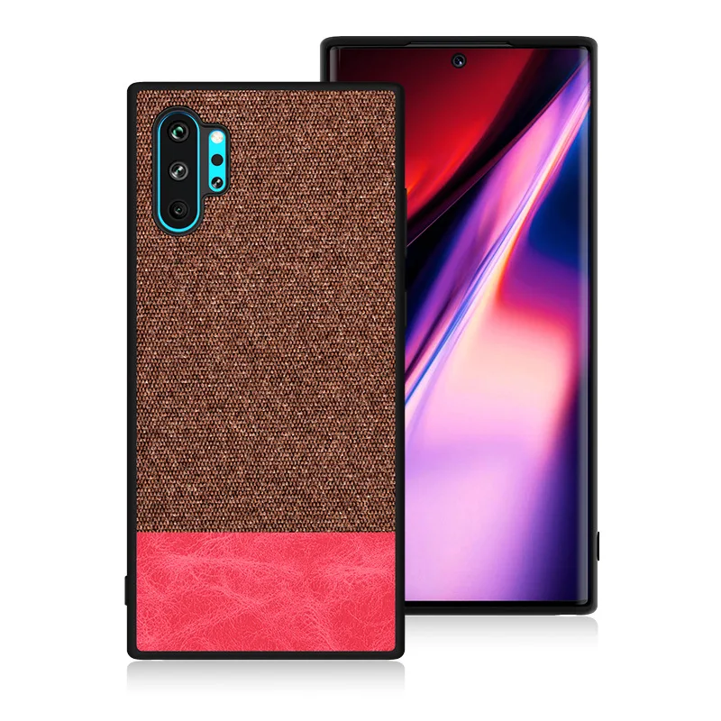 Для Galaxy Note 10cloth защитные силиконовые противоударные Чехлы для samsung Galaxy Note 10 S10 S9 S8 плюс M20 M10 A6 A7 A9 чехол