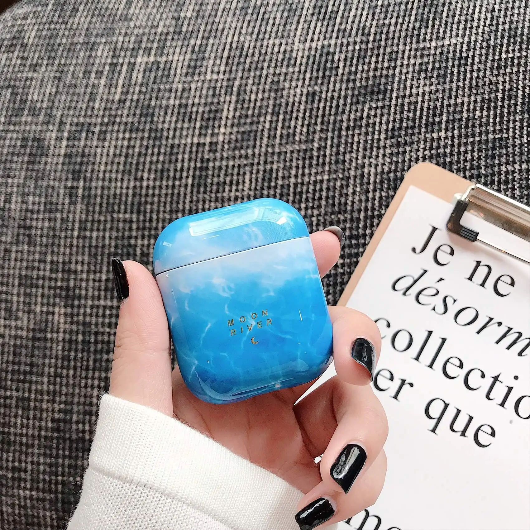 

Marble Pattern Wireless Earphone Charging Cover Bag for Apple AirPods Pro Cases Hard PC Box Headset Protective Case