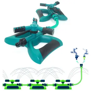 

360° Rotating Lawn Sprinkler Adjustable Spraying Angle and Distance Watering 57BB