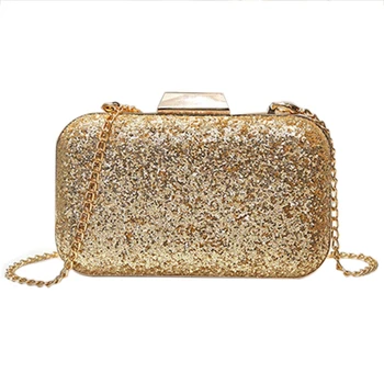 

Women Evening Bag Wedding Party Bag Diamond Rhinestone Clutches Crystal Bling Clutch Bag Purses(Gold)