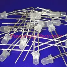 1000 шт 3 мм красный зеленый синий Wihte желтый розовый круглый светодиодный фонарь светодиодный для систем увлажнения и туманообразования рассеянный