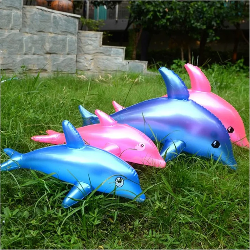 

New Style PVC Inflatable Toys Cute Little Dolphin Inflatable Toy Baby Play Toy