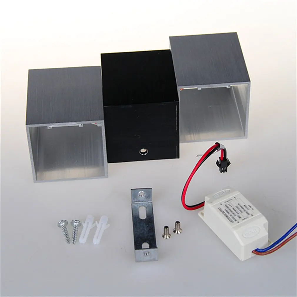 

Modern LED Wall Light Up Down Cube Eye Protected 2x3W White/Warm White RGB LED Wall Light Lamp Sconce Spot lights