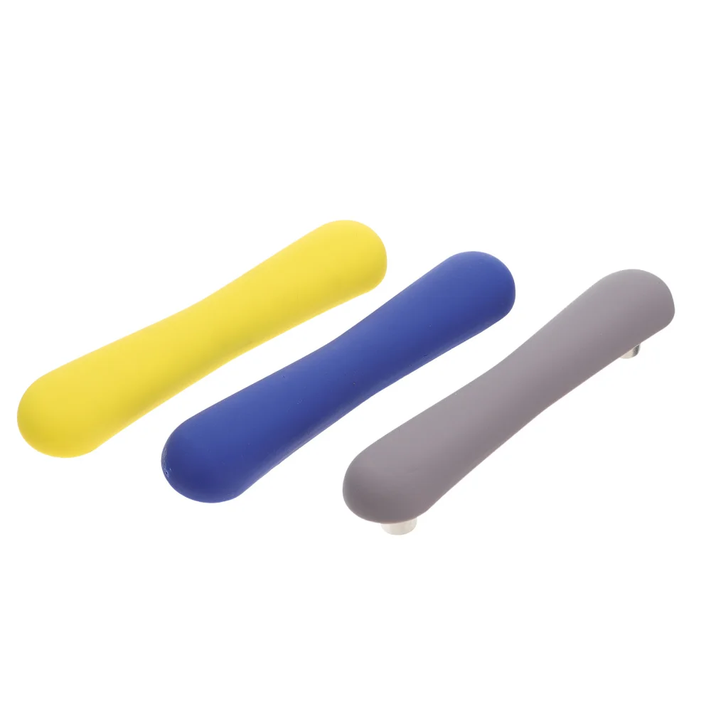 3pcs Door Drawer Knob Creative Decorative Cabinet Handle (Grey Blue Yellow) | Обустройство дома