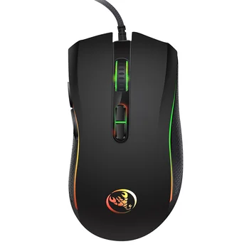 

A869 7 Colors USB Optical Buttons Led Computer Accessories Glowing Game Mouse Wired