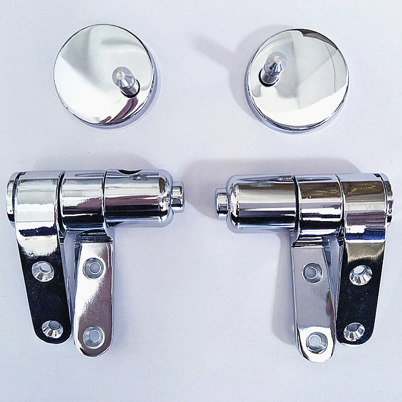 Toilet Seats Slow Drop Quick Release Stainless Steel Hinge Toilet Seats
