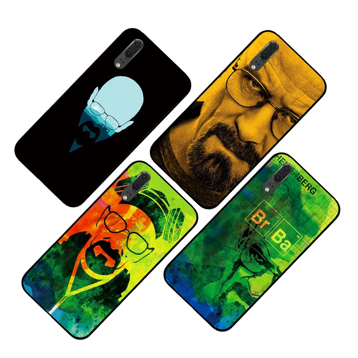 Walter Breaking Bad черный чехол для телефона huawei P30 P20 mate 10 20 Pro Lite Nova 3 4 3i чехол