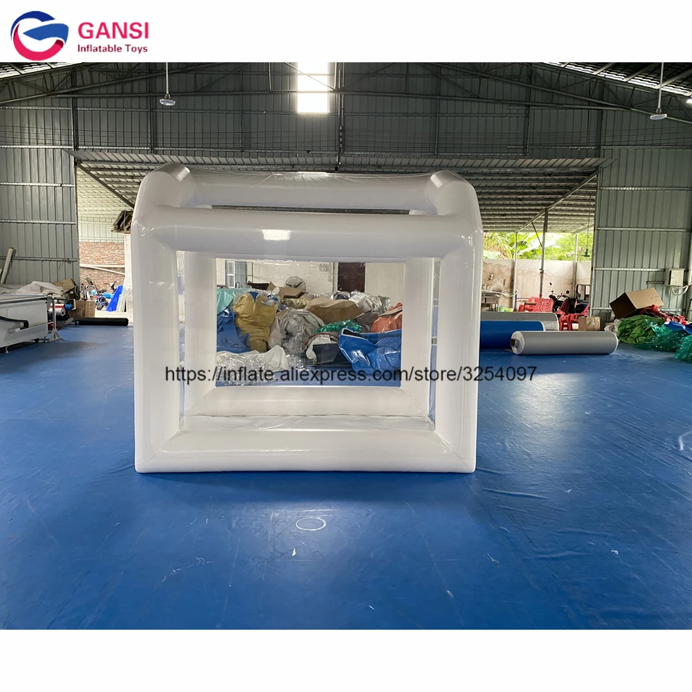 2020 mini inflatable motorcycle garage event tent  inflatable trade show tent for advertising