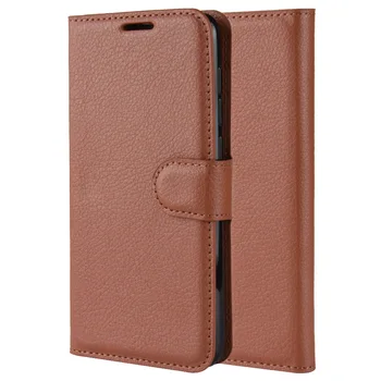 

100pcs Litchi Leather Flip Wallet Magnet Kickstand Case For Xiaomi Redmi Note 8 Pro 8A 7 7A 6 6A K20 Go S2 with Card Slots Cover