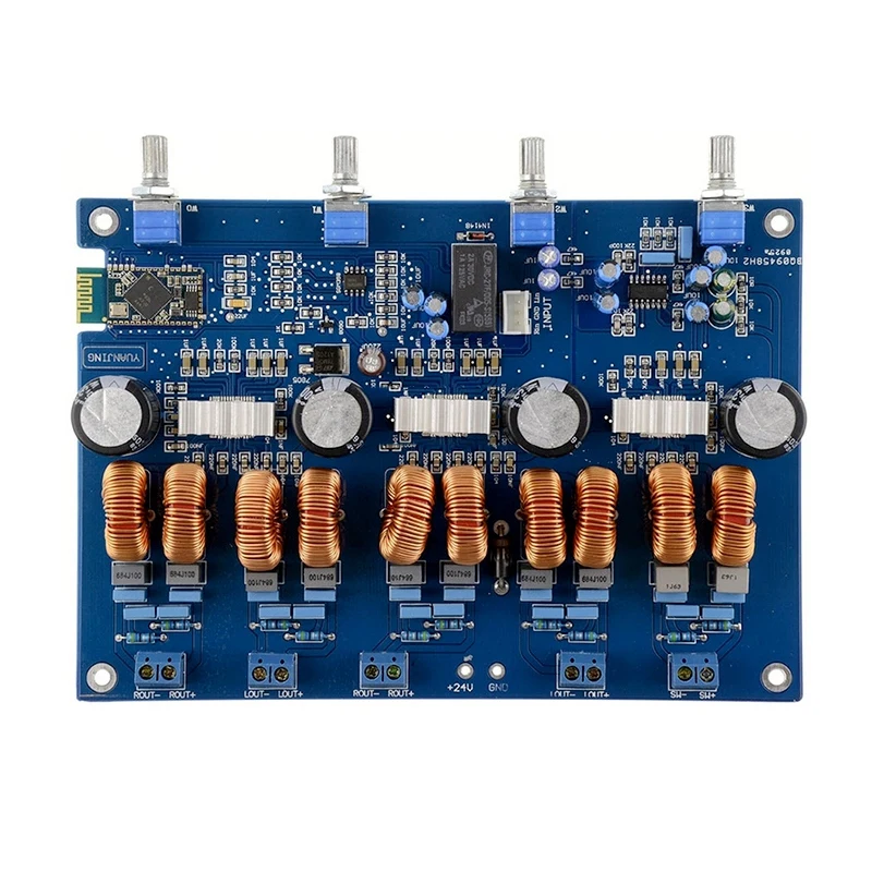 

ABHU-Tpa3116 4.1 Bluetooth Amplifiers Audio Board Digital Class D Amplifier 4 x 50W+100W Audio 24V Car Subwoofer
