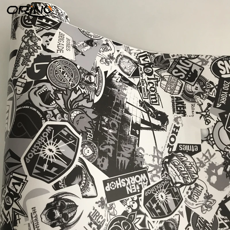 100/150/200/300X50CM Стикеры бомба Виниловая пленка для оклеивания автомобилей