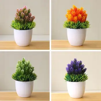 

Artificial Potted Plant Fake Bonsai Table Simulation Decor for Home Office Hotel Plant Fake Simulation Plant flowers Plant flowe