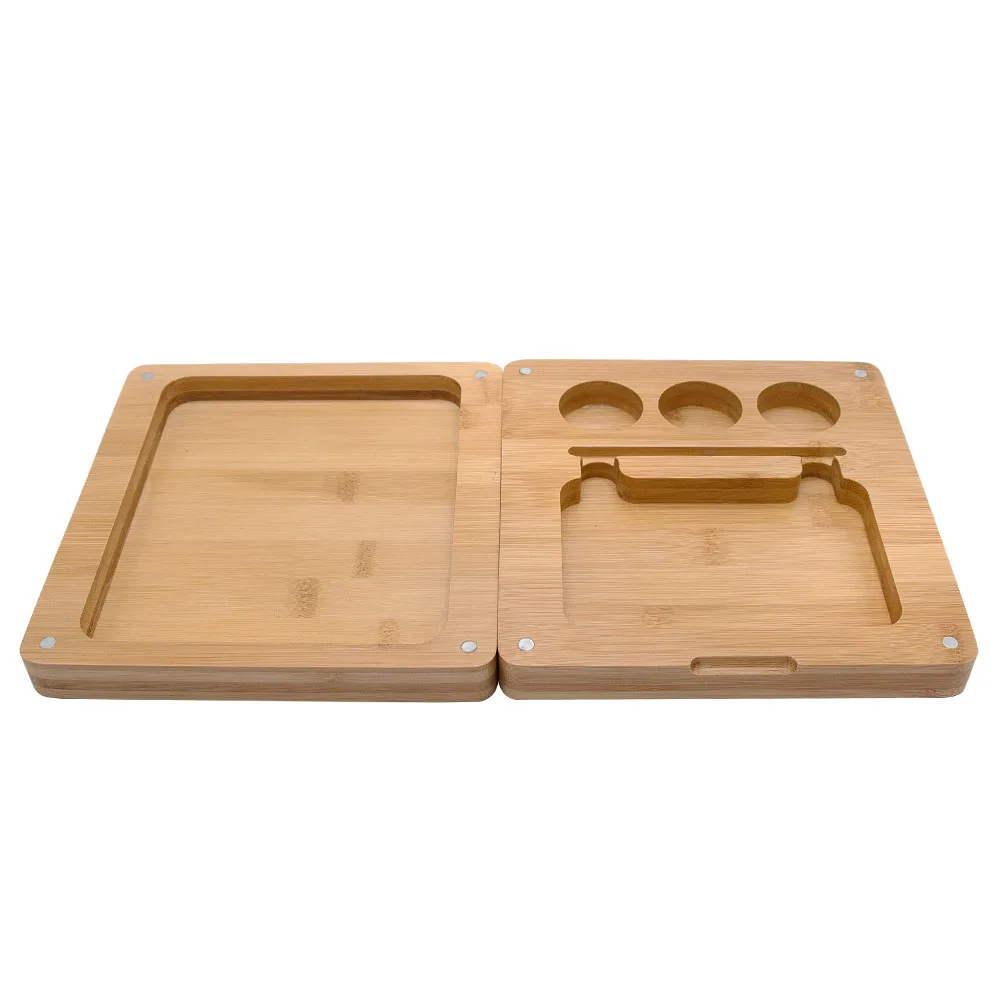 HORNET Bamboo Rolling Tray костюм 3 шт. силиконовый контейнер для хранения Контейнер банка+ 1 шт. из нержавеющей стали Dab инструмент+ 1 шт. силиконовый коврик