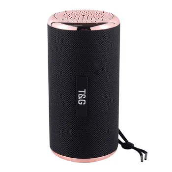 

TG153 Fabric Wireless Bluetooth Speaker Audio Outdoor Portable Soundbar Loudspeaker Bass Subwoofer Music Colume Support TF FM