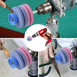 Affûteur de lame de tondeuse à gazon émoussée, outil de jardin, perceuse rotative 