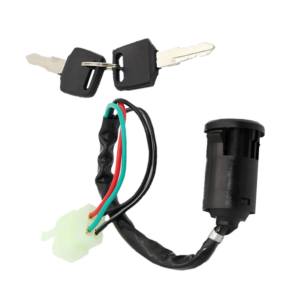 4 Wire Ignition Key Barrel Switch 50 110 125 250cc PIT Dirt Bike ATV