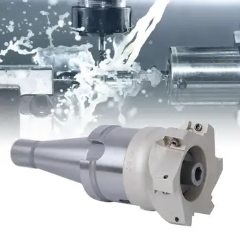 

Milling Cutter Holder Collet Chuck Holder With BAPR-80-27-6 Flute Cutter+APMT1604 Inserts