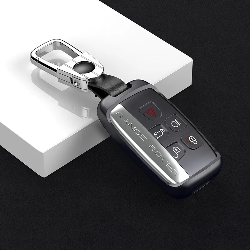 

Car Remote Key Holder Fob Protection Shell Cover Case for Range Rover Evoque Velar Sport Discovery Freelander2 LR4 Sport 2018