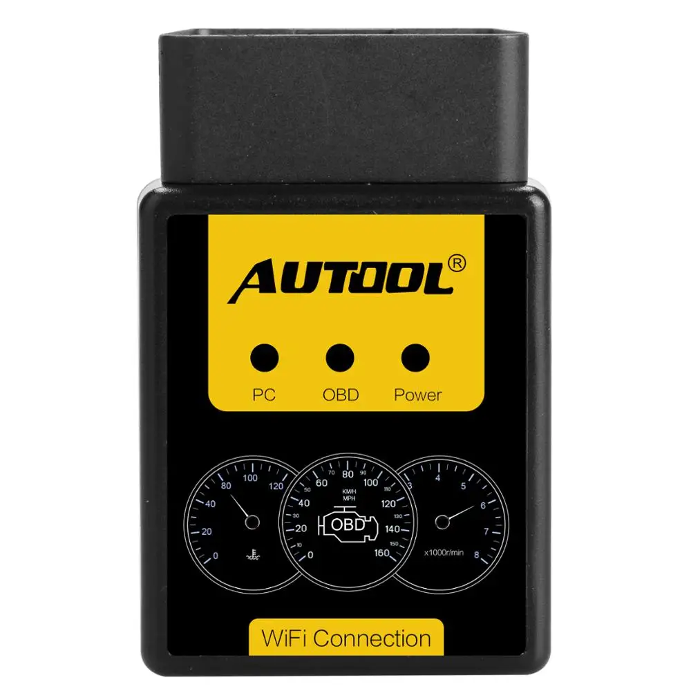 AUTOOL A1 OBD2 сканер V1.5 Bluetooth/WIFI OBD II автомобильный диагностический работает на Android