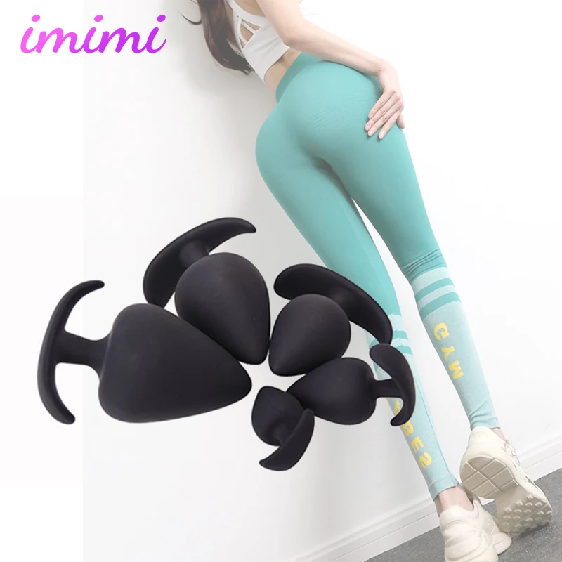 Silicone Soft Anal Plug Anal Beads Dildo Vibrator Erotic Sex Toys for Woman Butt Plug For Men Gay Prostate Massager afbeelding
