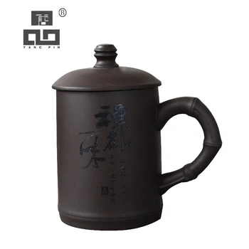 

TANGPIN purple clay tea mugs zisha coffee cup teacup drinkware 340ml