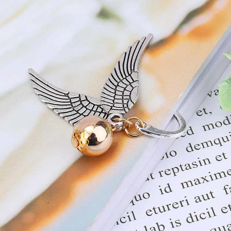 Wing Snitch Metal Bookmark Binder Stationery Bookmarks For books Retro Index Divider Reader Book Mark Office For School 2021