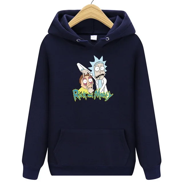 2019 New Autum Design Rick and morty Mens Hoodies Cotton Funny Print Hoodie Man Fashion Rick morty Casual Hoodie Sweatshirt