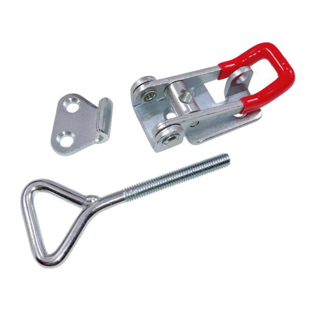 250kg//550lbs Toggle Latch Clamp Adjustable Quick Release Latch Clamp Stainless Steel Pull Action Latch Self-Lock Toggle Latch Clamp