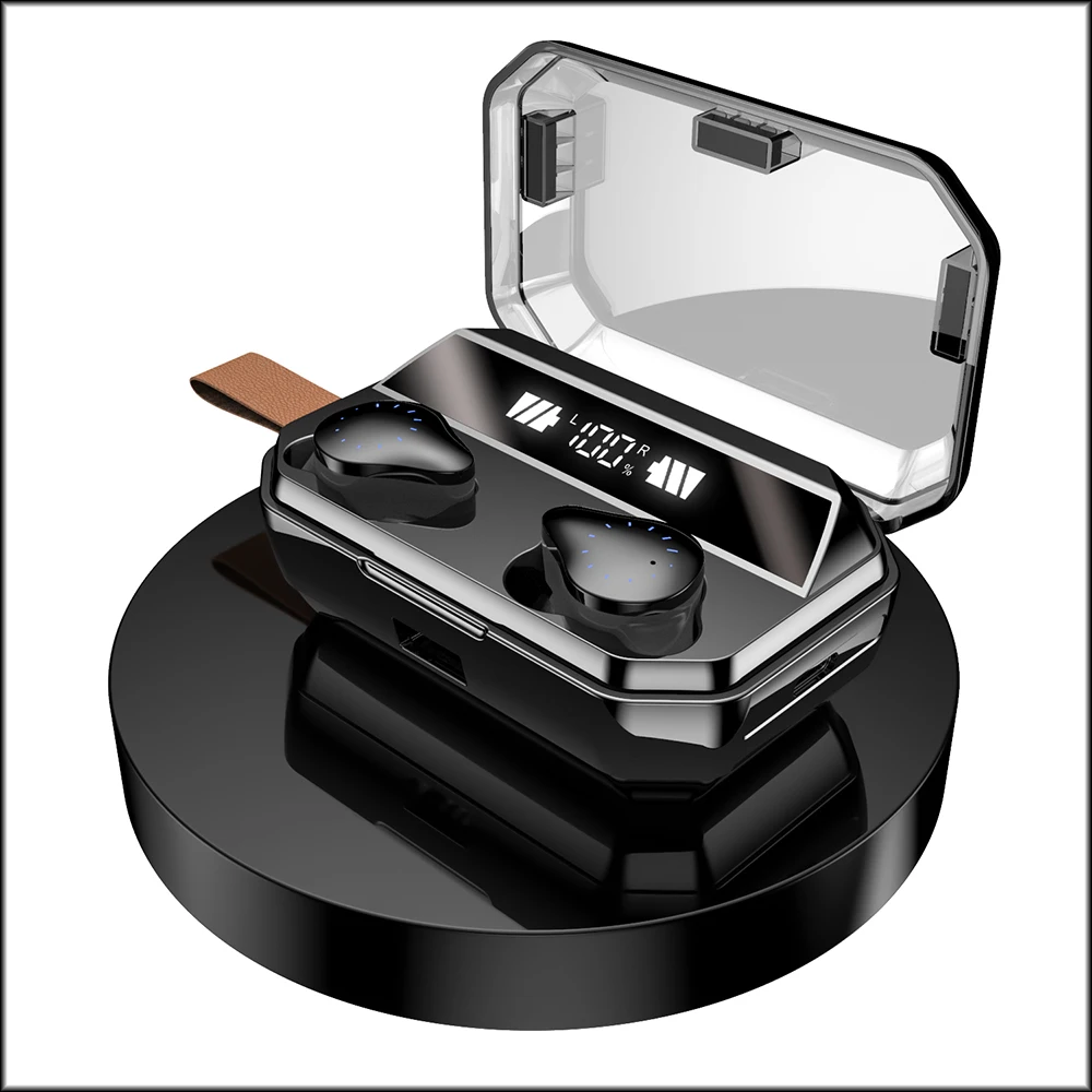 Ottwn X12 TWS Bluetooth 5,0 гарнитура Hi-Fi стерео 8000 мАч светодиодный дисплей Водонепроницаемая гарнитура беспроводные гарнитуры с микрофоном One Key Touch