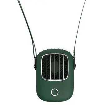 

Portable Lazy Sports Halter Fan Mini Hanging Neck Fan USB Rechargeable Cover Halter Sports Fan Air Cooler Outdoor